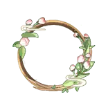 Flower Wreath - green plants - flowers - No Background PNG