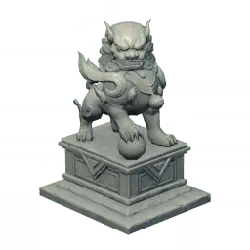 Stone Lion - guardian - traditional - Free Download PNG