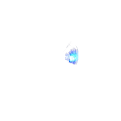 Blue Glowing Object - art - PNG