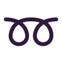 Purple Double Loop Pattern - design - Free Download PNG