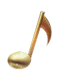 Gold Note - Transparent Layer PNG