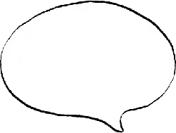 Speech Bubble - text - Curated PNG