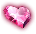 Heart Diamond - pink - Free Download PNG