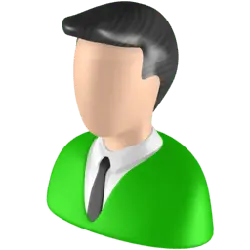 Green Suit Man - icon - High Resolution PNG