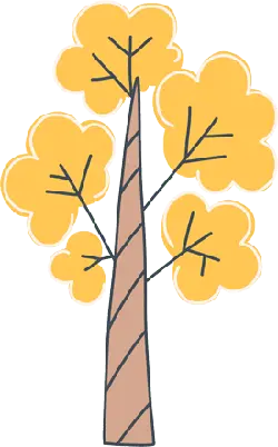 Autumn Tree - brown - Free PNG