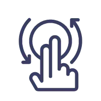 Rotate Gesture - gesture - Transparent Background PNG