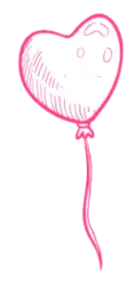 Heart Balloon - heart shape - High Resolution PNG