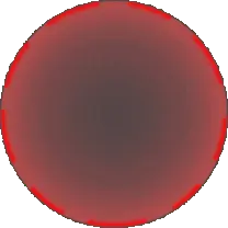 Red Circular Object - glowing - Lossless PNG