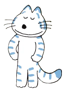 Striped Cat - stripes - No Background PNG