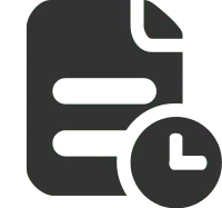 Document Clock - time - High Resolution PNG