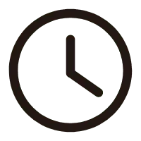Clock Icon - Transparent Background PNG