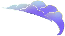 Purple Clouds - design element - High Resolution PNG
