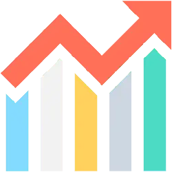 Ascending Arrow Bar Chart - growth - Lossless PNG
