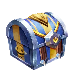 Treasure Chest - blue - metal - High Resolution PNG