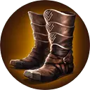 Brown Boots - fighting - PNG