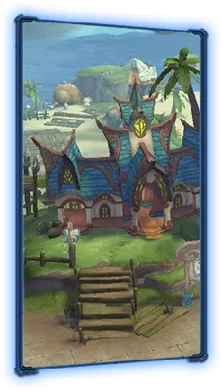 Mysterious Cottage - ocean - Transparent Layer PNG