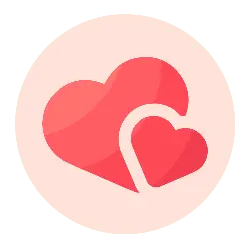 Heart Pattern - icon - pink - High Resolution PNG