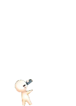 Little Person Drinking - humor - High Resolution PNG