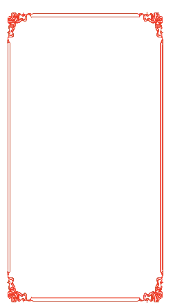 Red Border Decoration Pattern - Designer Recommended PNG