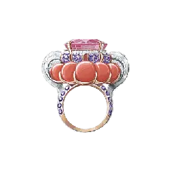 Ruby Ring - luxury - Transparent Background PNG