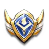 Blue Shield Emblem - wings - High Resolution PNG