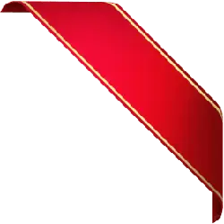 Red Ribbon - design element - colorful - High Resolution PNG
