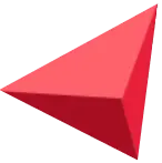 Red Triangle - Fast Download PNG