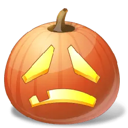 Pumpkin Face Emoji - holiday - PNG