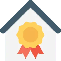 House Badge - logo - Transparent Background PNG