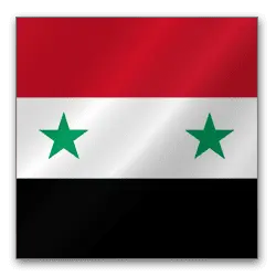 Syrian Flag - green star - PNG Images