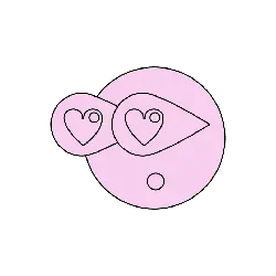 Pink Heart Pattern - heart - simple - Free Download PNG