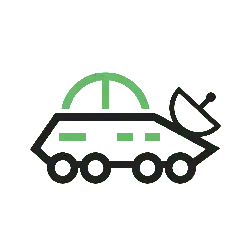 Green Car Icon - minimalist - High Resolution PNG