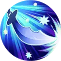 Dolphin - night sky - Free PNG