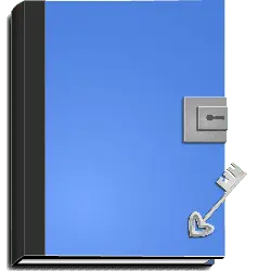 Blue Lock Book - lock - No Background PNG