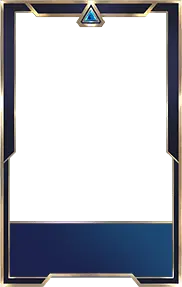 Blue Border Decorative Pattern - premium design - Transparent Layer PNG