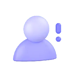 Purple Person Icon - warning - High Resolution PNG