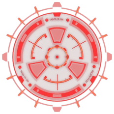 Red Tech Pattern - icon - No Background PNG