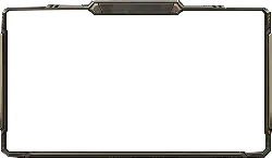 Metal Frame - futuristic - PNG