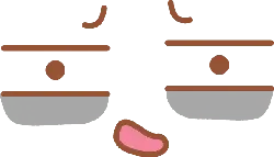 Confused Emoji - pink - Free Download PNG