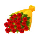 Bouquet of Red Roses - romance - gift - Transparent Layer PNG