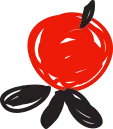 Red Flower - red - Transparent Layer PNG
