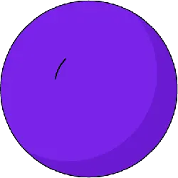 Purple Sphere - graphic design - PNG