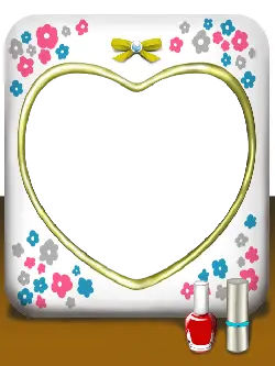 Heart-shaped Frame - cosmetics - High Resolution PNG