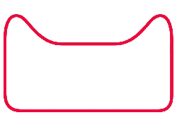Apple - outline - Free PNG