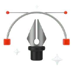 Pen Icon - logo - Transparent Layer PNG
