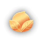 Orange Leaf Logo - logo - Transparent Background PNG