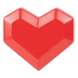 Red Heart Shape Pattern - geometry - High Resolution PNG