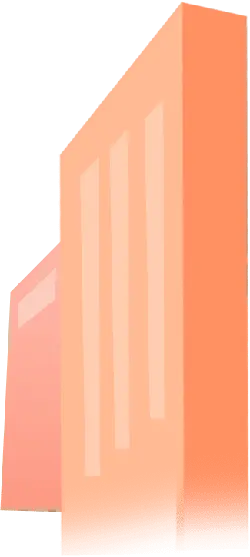 Orange Building - modern - No Background PNG