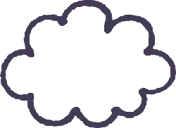 Cloud - shape - No Watermark PNG