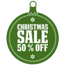 Christmas Sale 50% Off - offer - No Watermark PNG